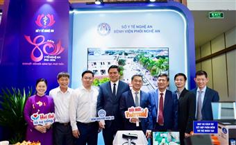 BỆNH VIỆN PHỔI NGHỆ AN THAM GIA TRIỂN LÃM TẠI LỄ KỶ NIỆM 80 NĂM NGÀNH Y TẾ NGHỆ AN 